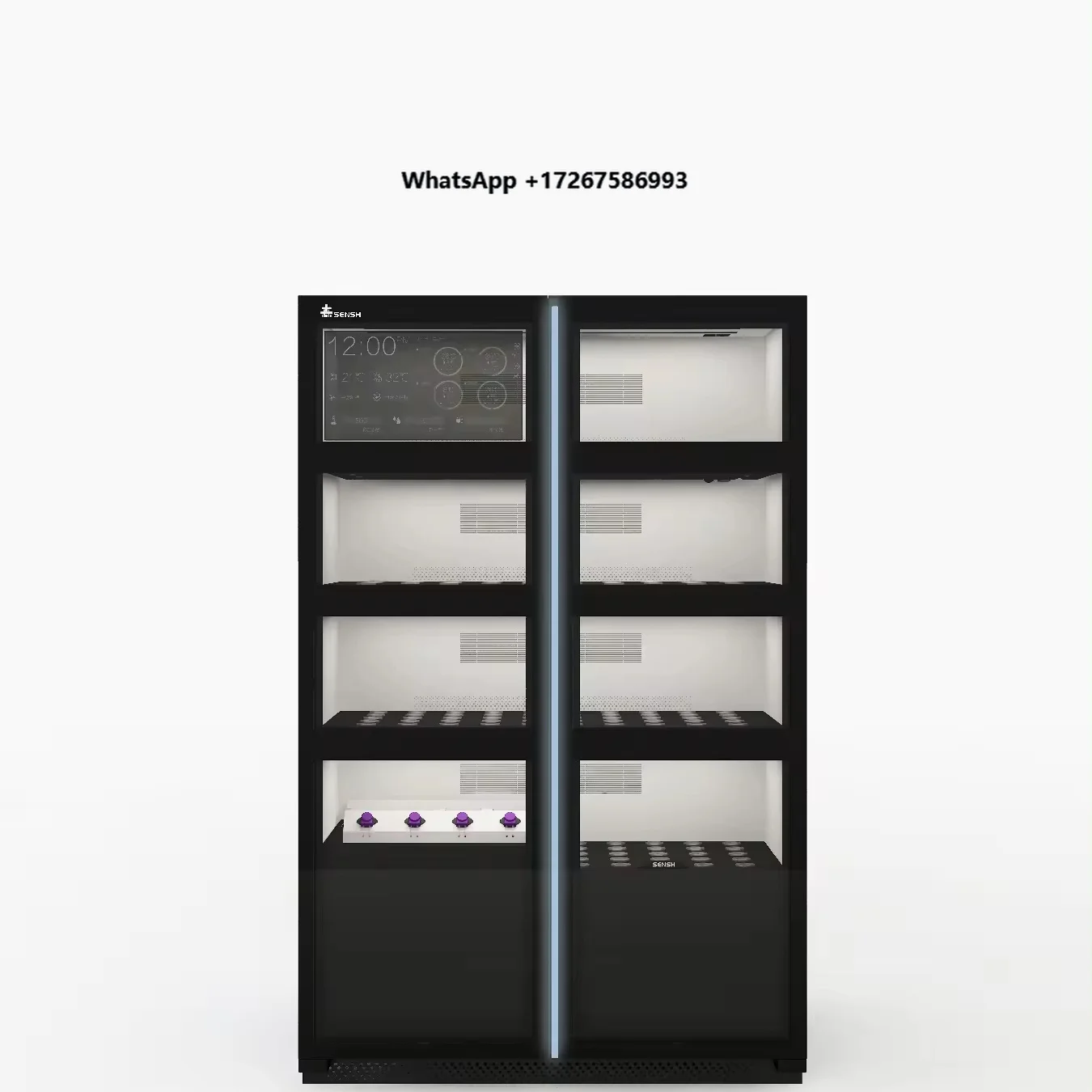 Home Vegetable Growing System Intelligent Modular Hydroponic System Vertical PRO Double Door Smart Hydroponic Growth Kit