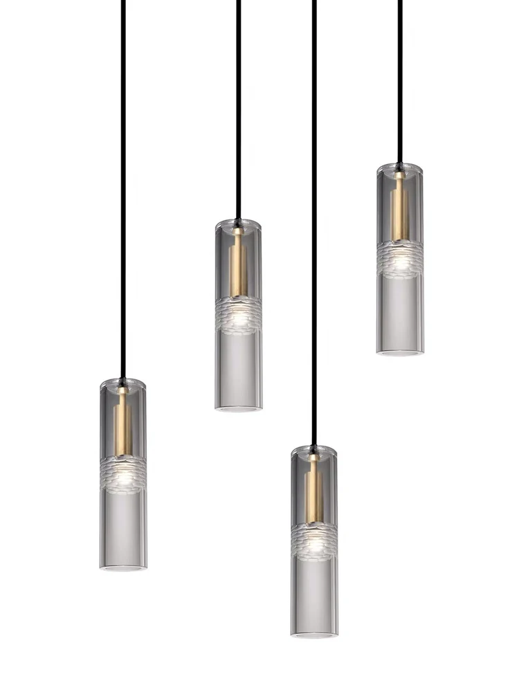 

Clear Glass Modern Designer Brass Pendant Lights Home Interior Hanging Lamp for Ceiling Lustres De Plafond for Dining Room Stair