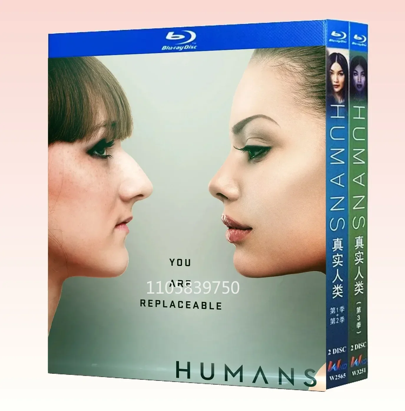 Humans Season 1-3 (2018) Series 4-Discs Blu-ray disc  High Definition BD