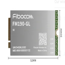 5G Sub-6GHz Module FM190 Fibcom 5g module IOT module FM190-GL FM190W-GL