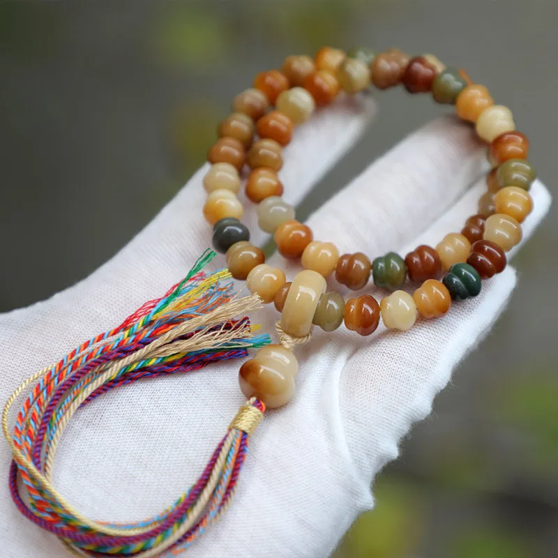 /9/10Mm Chen Multi-Colored Root Gourd Double-Strand , Women'S Bodhi Seed Bracelet