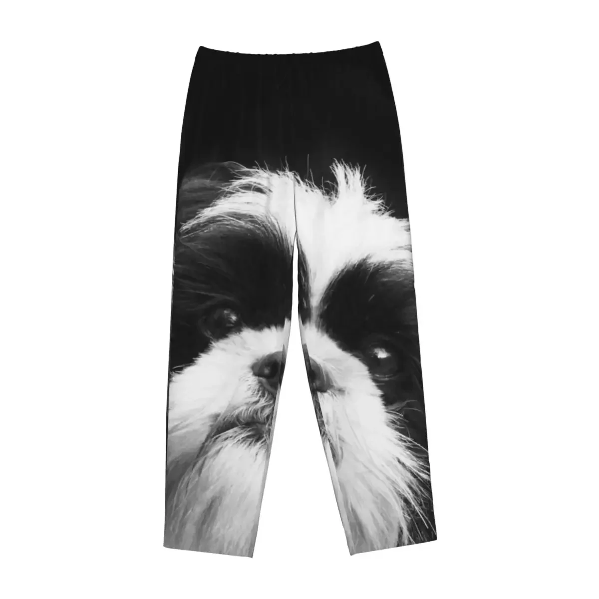 Custom Shih Tzu Dog1 Women Pajama Pants Lounge Sleep Sleepwear Bottoms with Pockets