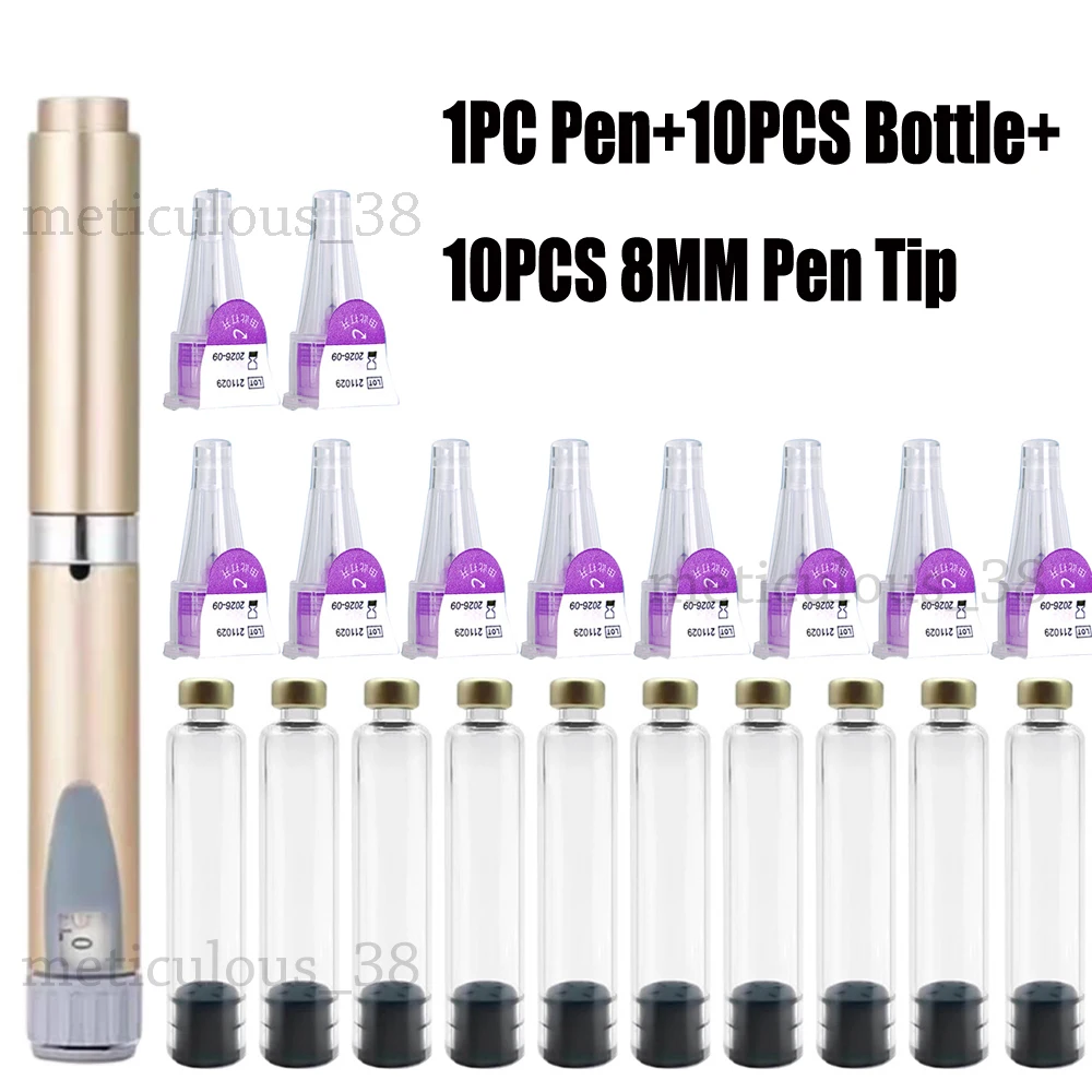 Magic Pen Tattoo Pen 10pcs Insulin Cartridges 3ml Empty Cassette Bottle for Lilly Insulin Injection Pen Medical Aesthetics