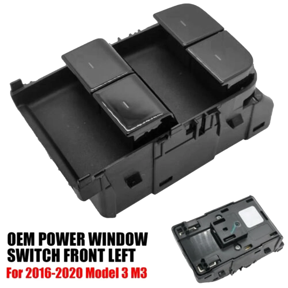 1081037-01-F Front Left Power Window Control Switch for Tesla Model 3 M3 2016-2020 1081037-01-D