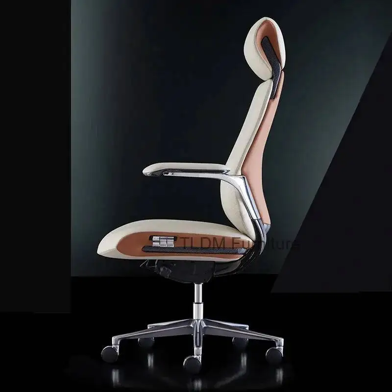 

Вращающееся офисное кресло для учебы, современное ленивое эргономичное кожаное офисное кресло-трон, скандинавская компьютерная мебель для салона Mobilya