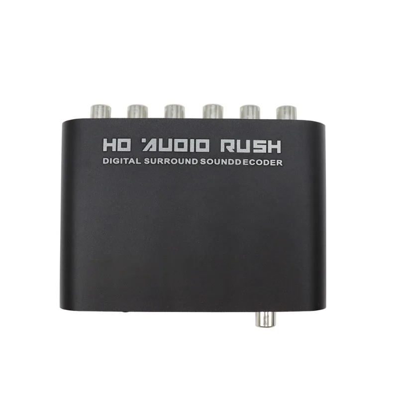 5.1 CH オーディオ デコーダー SPDIF 同軸 - RCA DTS AC3 光デジタル アンプ アナログ変換アンプ HD オーディオ ラッシュ