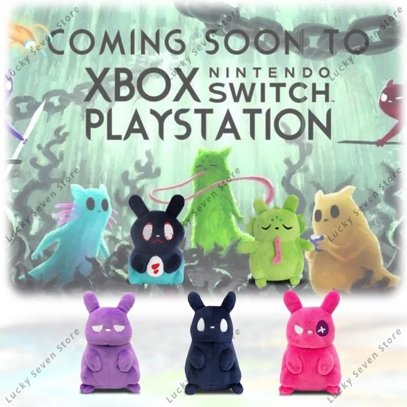 

Новая плюшевая кукла «Дождевой мир», 20 см, мультяшная милая мягкая игрушка Slugcat Enot, плюшевые куклы, игровая периферия для ребенка, подарок на день рождения