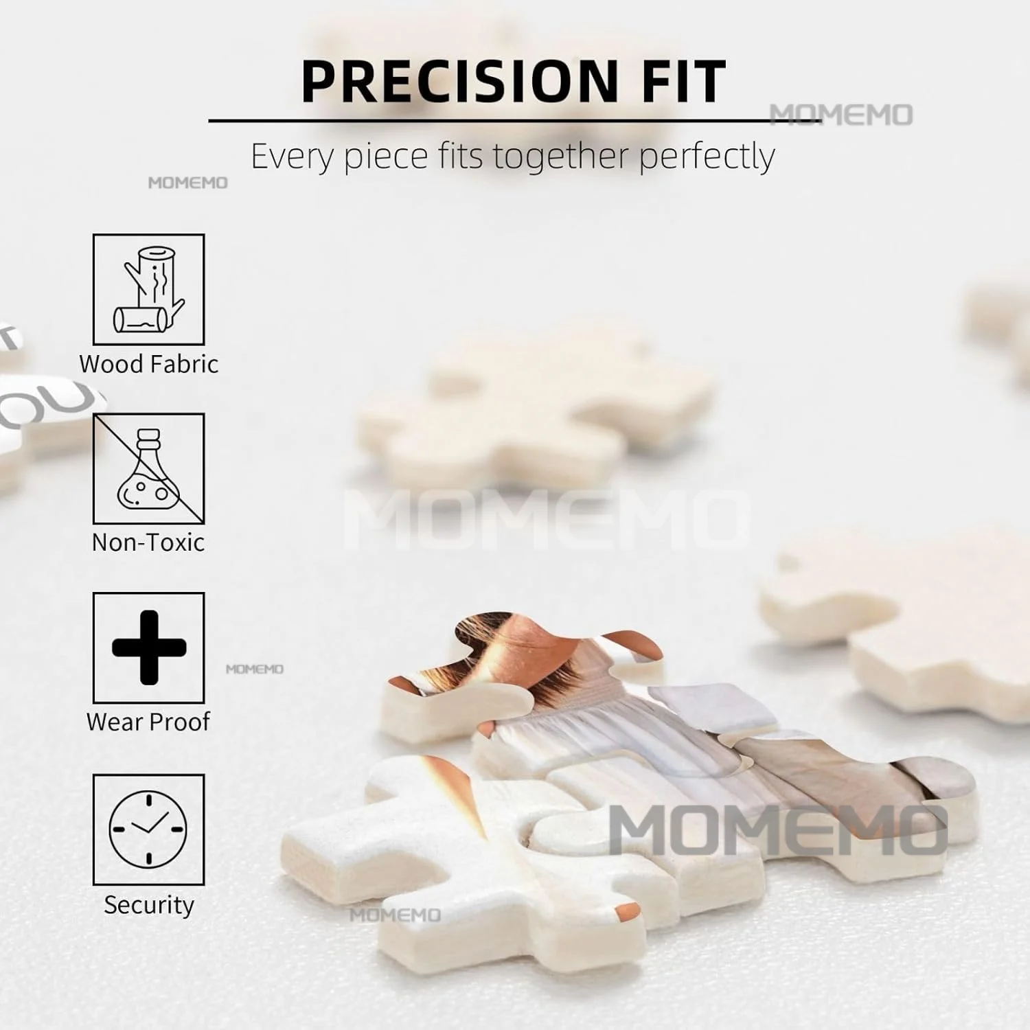 Personalized Photo Custom Jigsaw Puzzle Wooden 300/500/1000 Pieces Picture Custom DIY Toy Commemoration of Precious Moments Gift