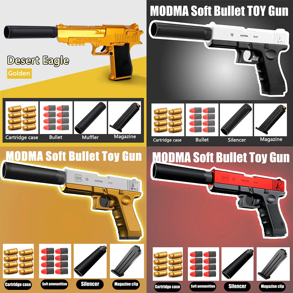 Nieuwste Shell Uitwerpen Airsoft Pistool Zacht Kogel Speelgoed Geweer Kinderen Armas Schieten Outdoor Game Boys Cadeau