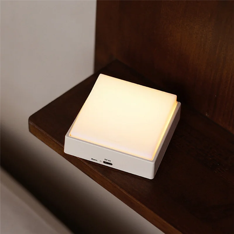 F-3C 스위치 라이트 USB 충전 간단한 기능 스타일 야간 조명 홈 침실 머리맡 스위치 야간 조명