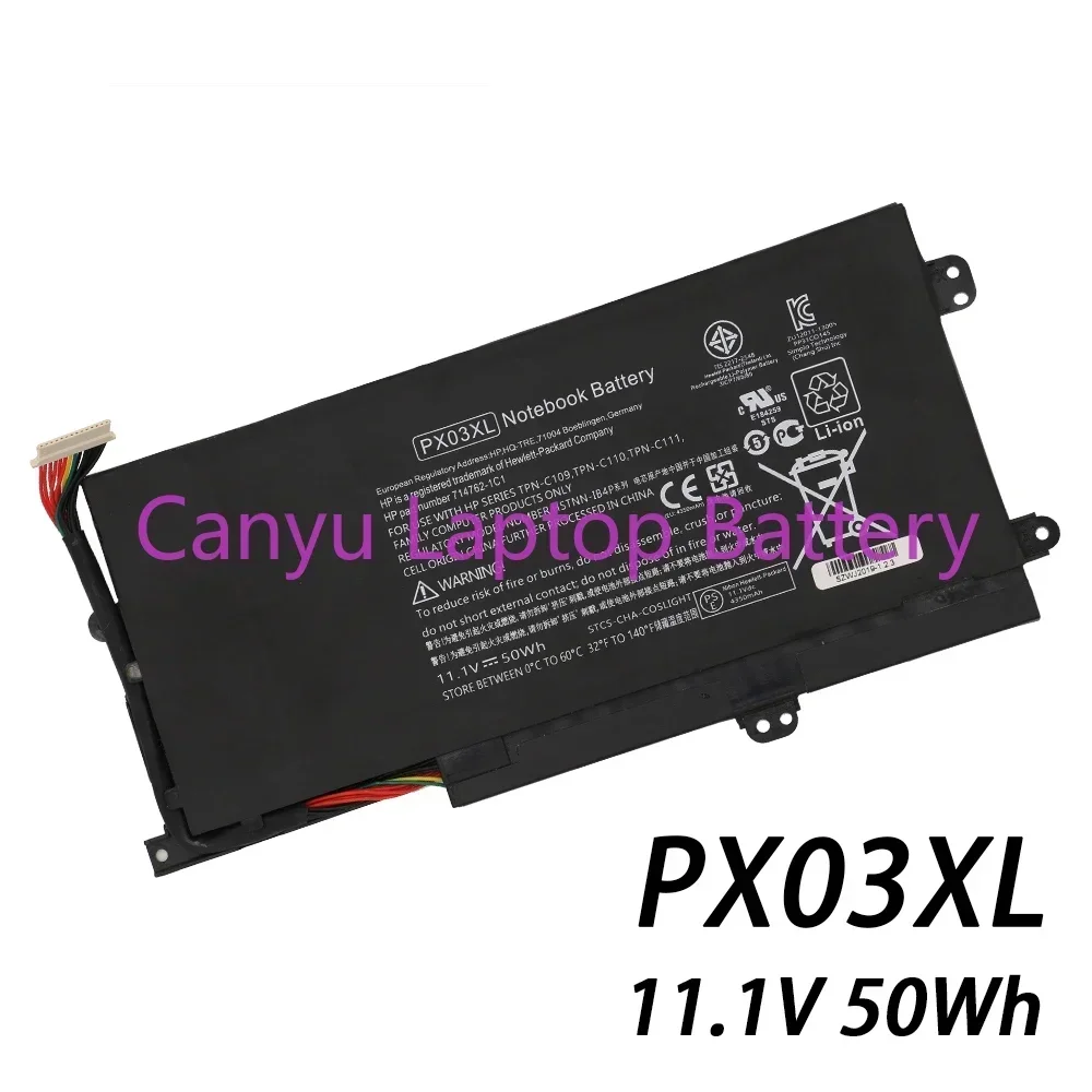 PX03XL For HP Envy 14 14-K010US 14-K001TX 14-K027CL 715050-001 714762-271 715050-005 HSTNN-LB4P TPN-C109 TPN-C110 Laptop battery