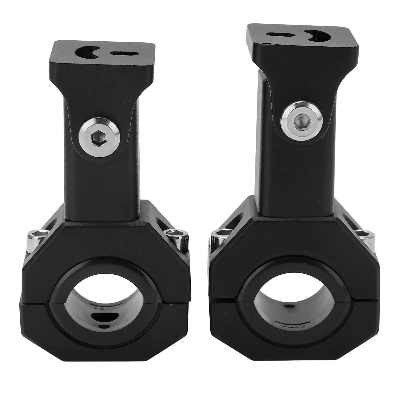 Headlight Clamp Bracket Rugged for M5 Aperture Spotlight Mounting Bracket Rubber Inserts Tightly Fixed Easy Install for