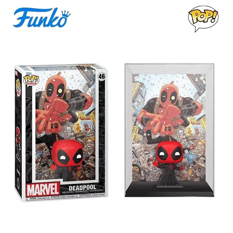 Funko Pop Marvel Superhero Deadpool Comics Hand-Made Toy Model Doll Authentic Co-Branded Peripheral Gift Tabletop Decoration