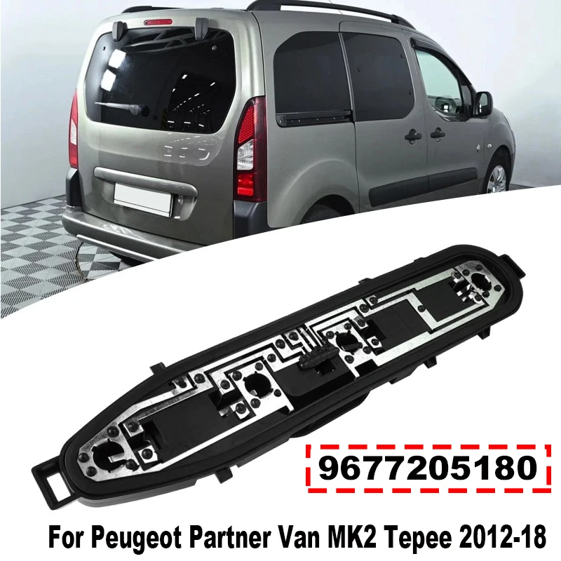 1PCS Lamp Bulb Holder Tail Light Board For Peugeot Partner Van MK2 Tepee 2012-2018 9677205180 9677205080 Light Replacement