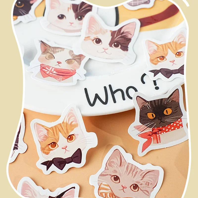 Imagen 4: Pegatinas en Caja de la Serie Centro de Adopción de Mr Paper, Pegatinas Decorativas para Manualidades, Pegatinas Bonitas