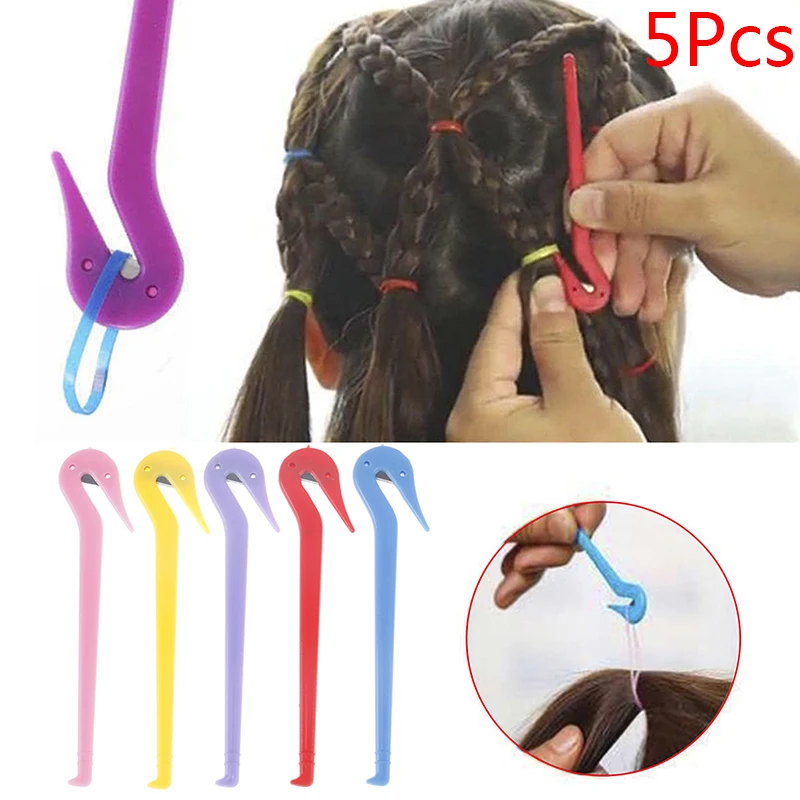 

5Pcs Hair Bands Rubber Cutter Girls DIY Styling Headwear Band Cutting Tool