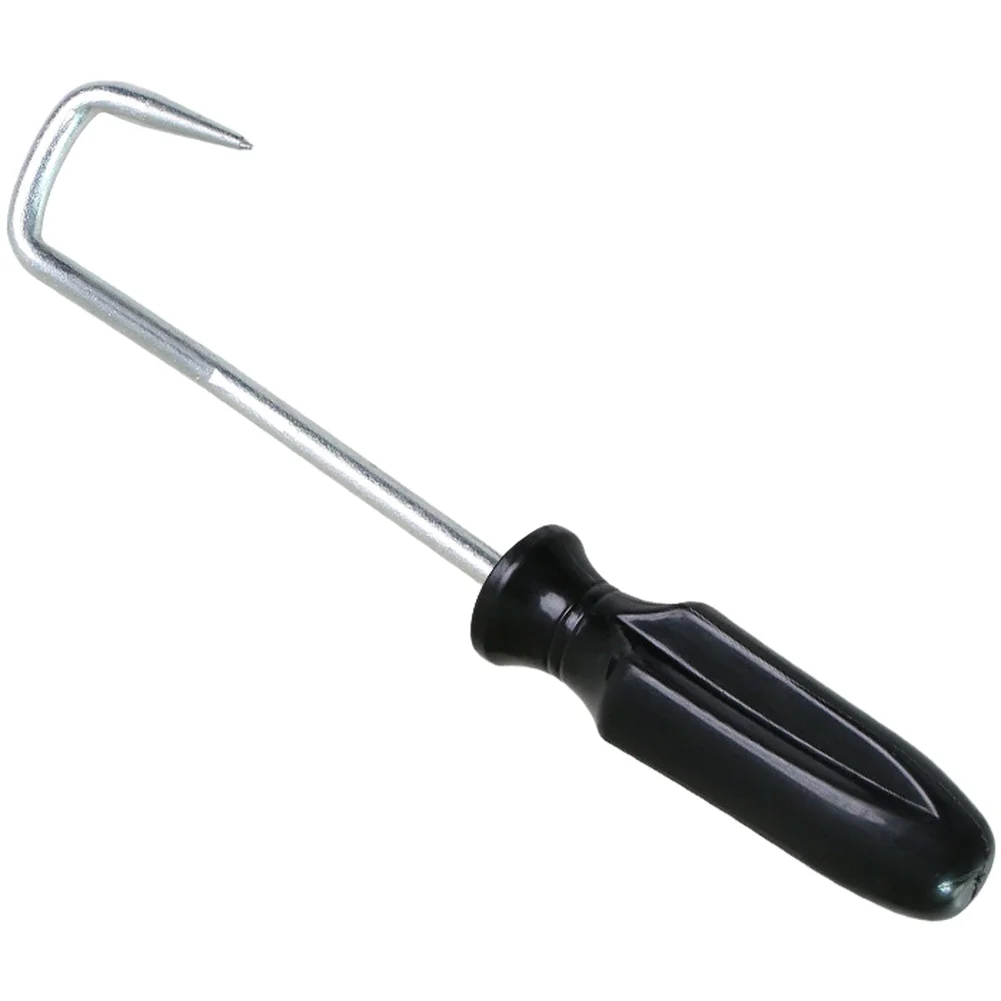 Automotive Hose Removal Hook Tool Made of Steel for Fuel and Radiator Pipes with Comfortable Nylon Handle for Safe Handling