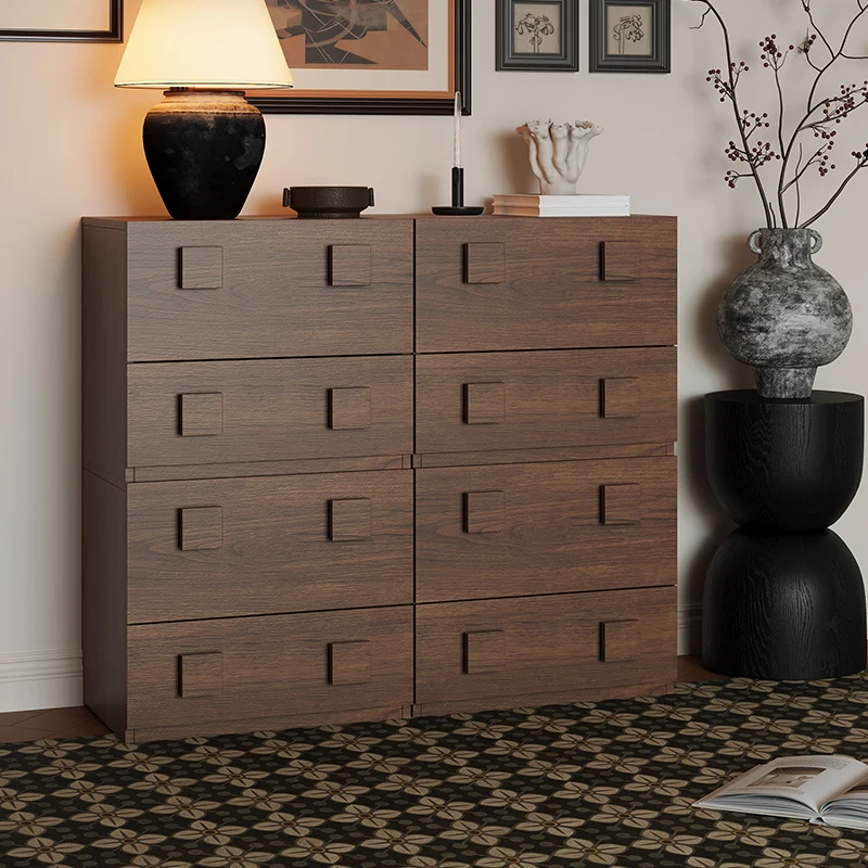 

XL solid wood simple wind card door cabinet pine multi-functional combination TV chest side cabinet