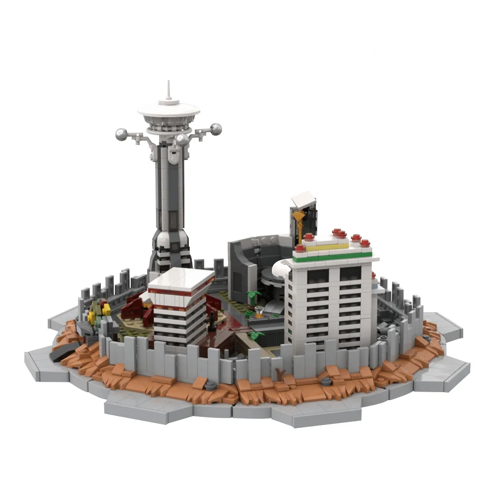 لعبة مكعبات بناء MOC New Vegas the Strip على الطراز الغريب لعبة الطوب للهندسة المعمارية في الكازينو هدية للبالغين #3
