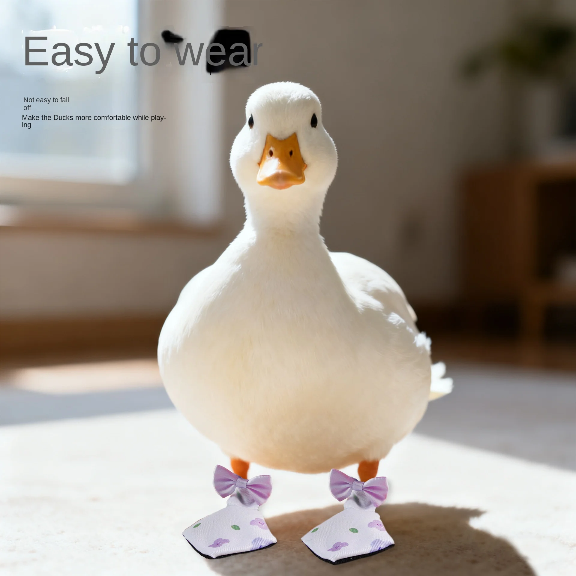 Pet Duck Shoes Duck Foot Poultry Boots Anti-dirty Non-slip for Outdoor Protective Shoes