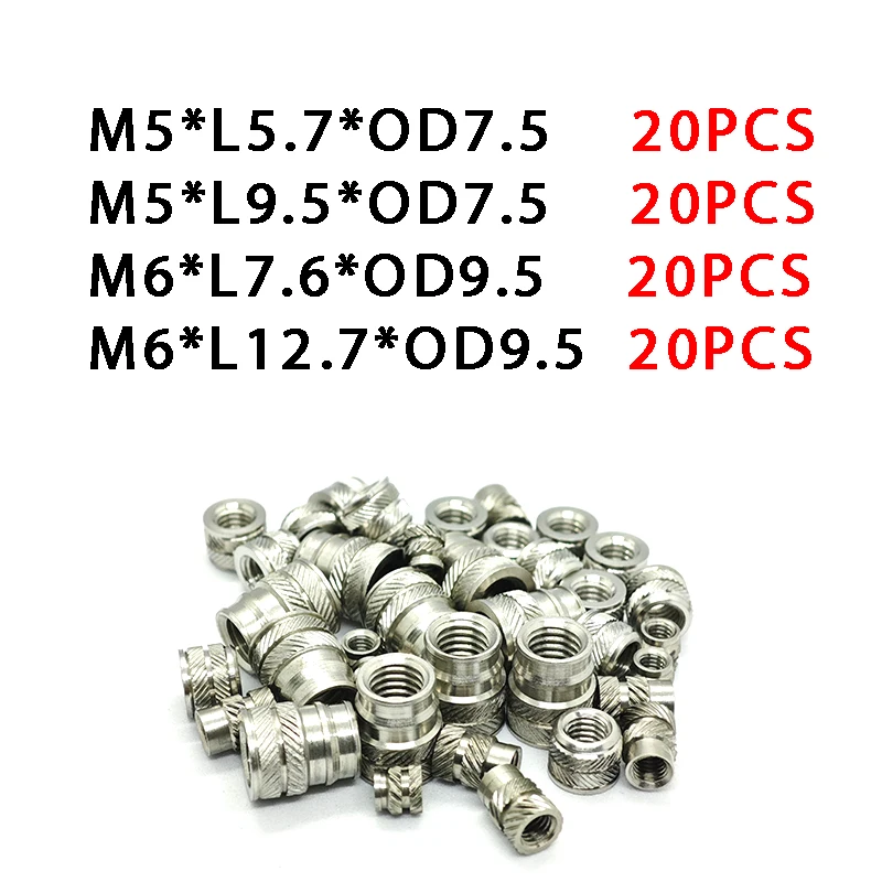 Wärmeeinsatz-Mutterwerkzeug M3 M4 M5 M6 Universal ohne Spitzenwechsel 3D-Druck Edelstahl Gewindeeinsatz Lötkolben-Zubehör – Detail 14