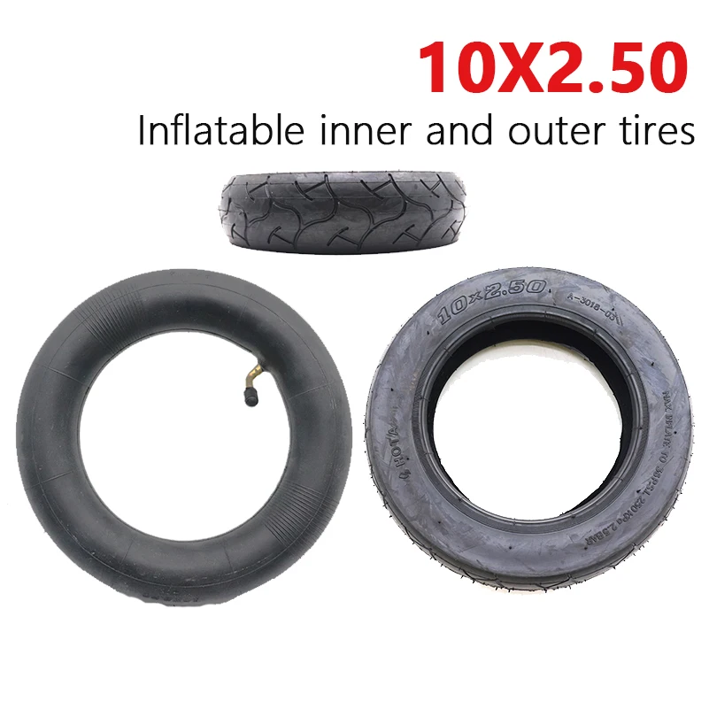 Electric Scooter 10×2.5 Pneumatic Tire Inner Tube Inflatable Tyre For ZERO 10X Dualtron Speedway INOKIM Quick 2 3 4 Tires