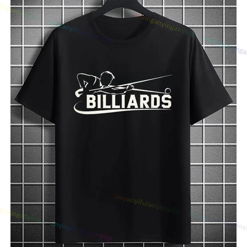 Je suis un deux joueurs. T-shirt graphique imprimé I Play 8 Balls et 9 Balls, 100% coton, col rond, manches courtes, Style rétro de rue