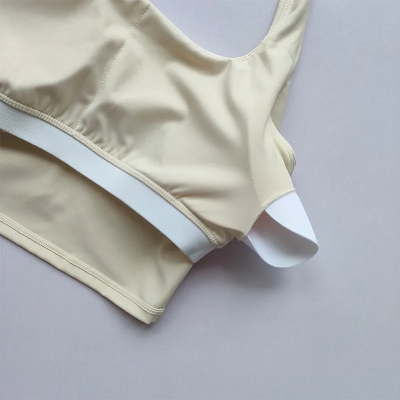 Sexy Neckholder-Gepolstertes Yoga-Top für Damen, Rückenfreies Gym-Crop-Top, Fitness-BH, Atmungsaktive Workout-Oberteile, Sport-BHs – Detail 10