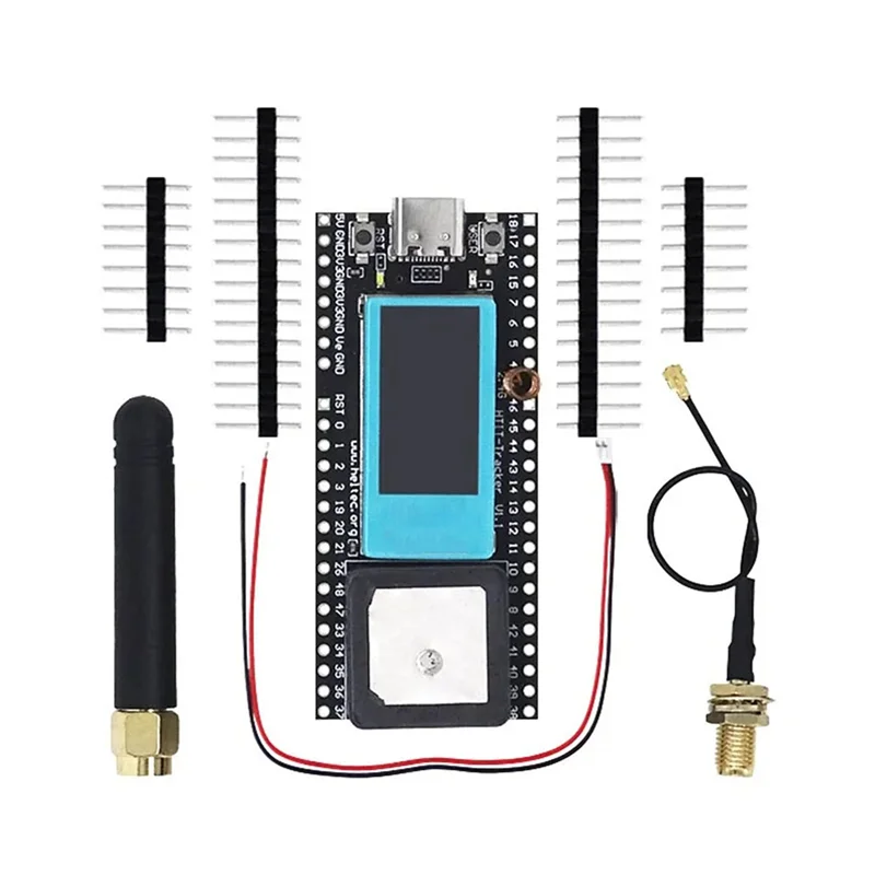 

ABMF-2X Беспроводной трекер Lora ESP32 Металастичный трекер Lora SX1262 Wi-Fi Bluetooth GPS трекер 863-928 МГц для велосипеда и автомобиля