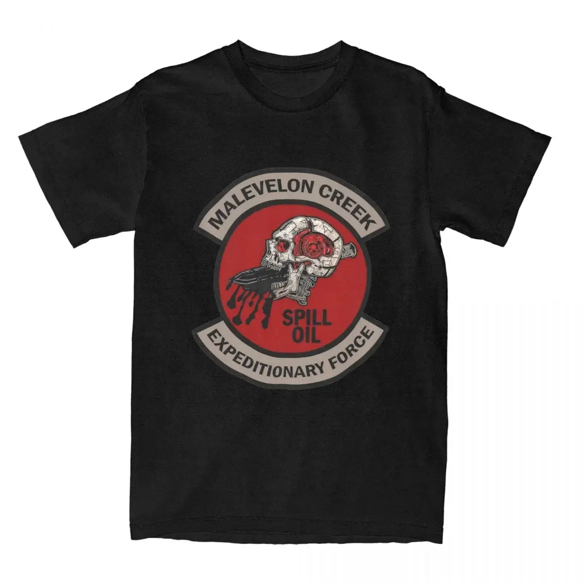 Novelty Helldivers Malevelon Creek Expeditionary Force T-Shirts Short Sleeve Tees Clothes Men O Neck Pure Cotton T Shirts style.