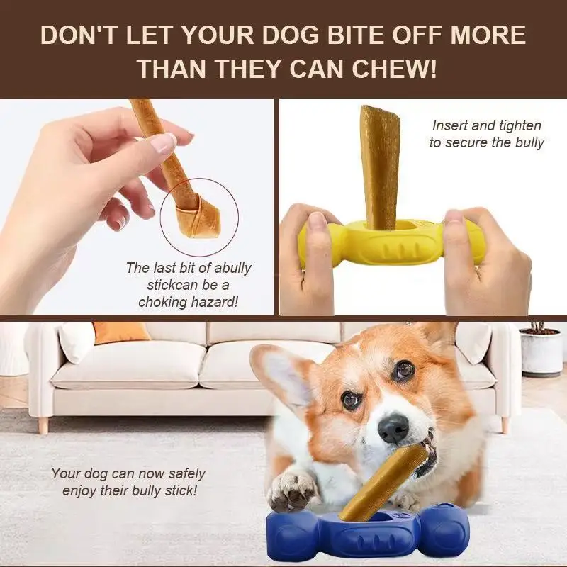 Dog Tooth Grinding Stick Food Grade Cleaning Massager Rubber Tooth Brush Chewing Toy Teeth Cleaning