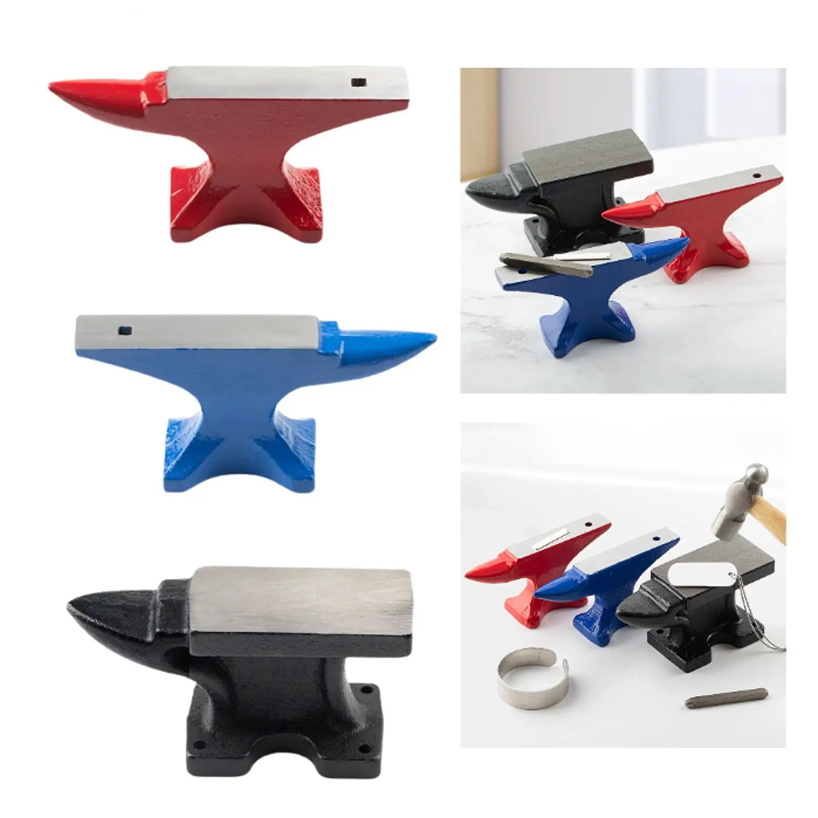 Horn Anvil Stable Base Forming Jewelry Making Repair Tool Metal Working Tool Jewelers Metalsmith Cast Iron Anvil Metalsmith Tool