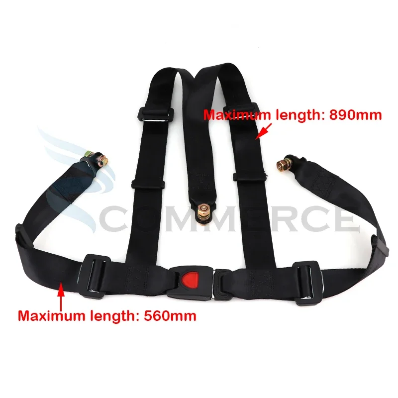 3 نقاط PT أحزمة الأمان مناسبة لسباق تسخير الحلاقة RZR UTV فائدة مركبة الذهاب كارت عربات التي تجرها الدواب الكارتينغ أجزاء #3