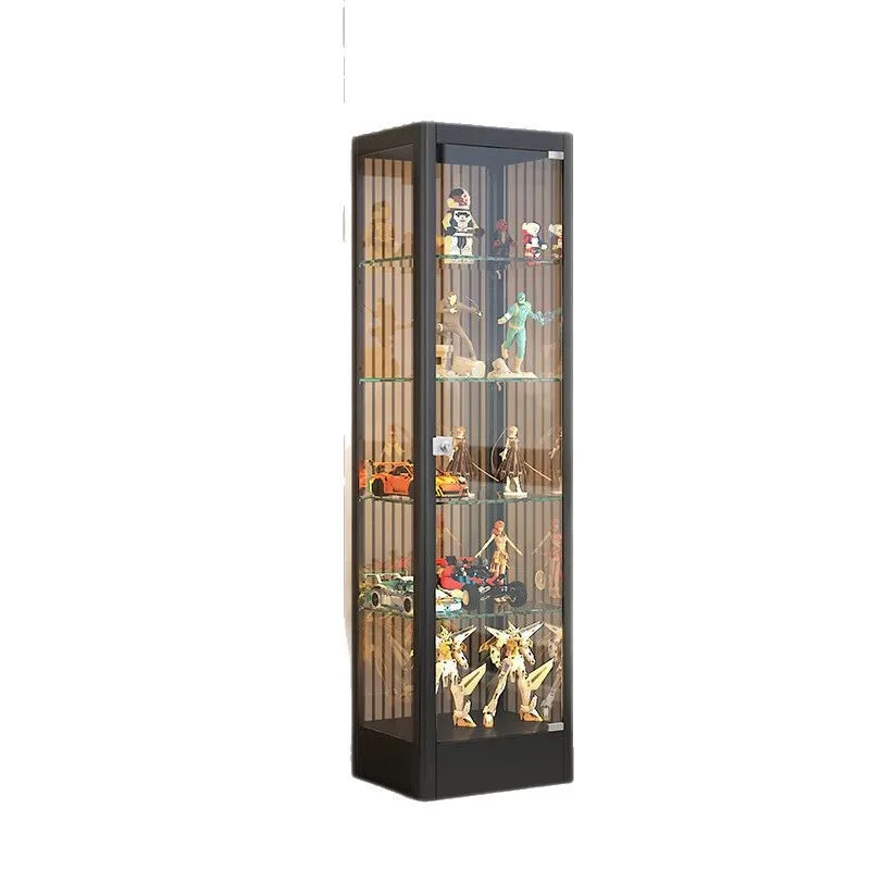 Figure cabinet, glass display cabinet, toy sample, dustproof display cabinet