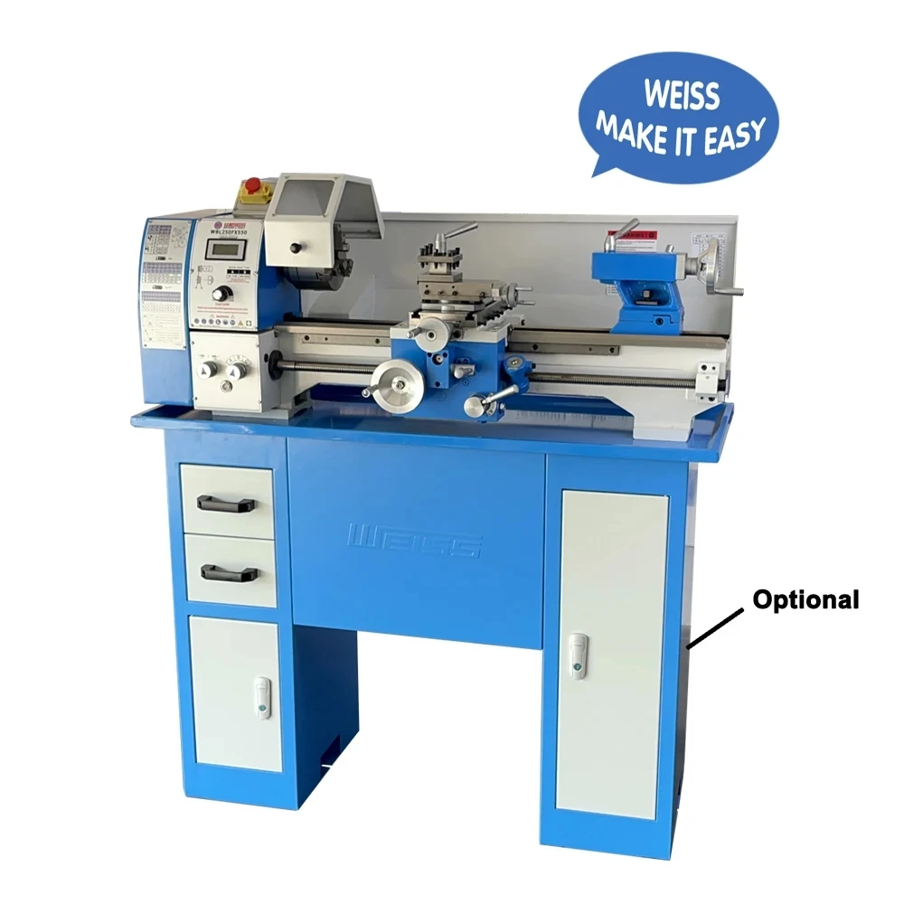 WEISS metal lathe WBL250F  750mm Benchtop Lathe machine brushless Variable 50-2000RPM 1100W 125mm 3-jaw Chuck