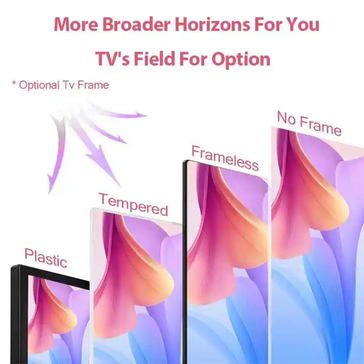 سعر الجملة 4K Android Smart TV 50 55 65 75 85 بوصة شعار مخصص OEM غير قابل للكسر LED TV HD تعريف