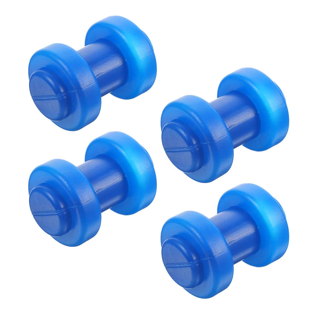 

4Pcs Trampoline Pole Top Covers Plastic Replacement Caps for Enclosure Frame Secure Fit Indoor Outdoor Use Trampoline Net Cover