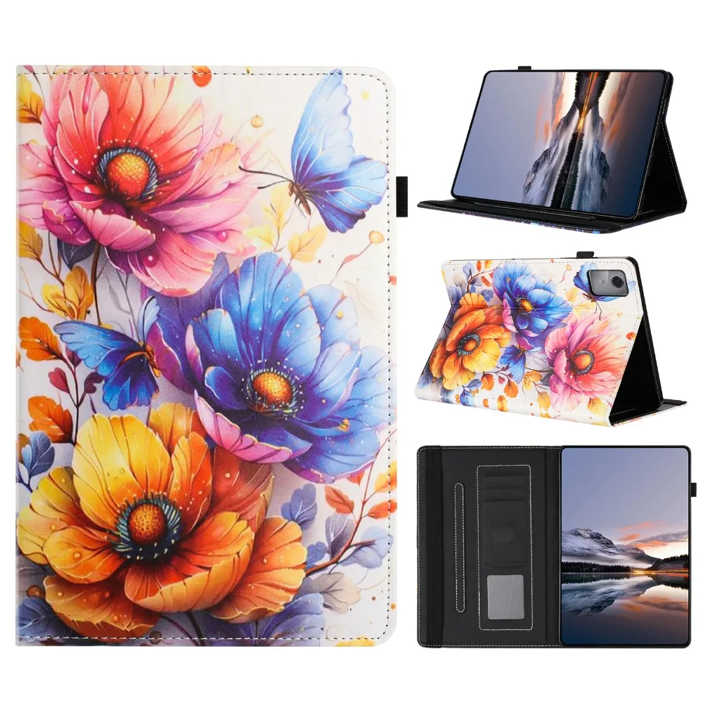 Funda For Xiaomi Redmi Pad 2 11-inch 2025 Flip Soft TPU Back Cover Cartoon Cat Pattern with Pencil Stand Tablet Cases Auto sleep