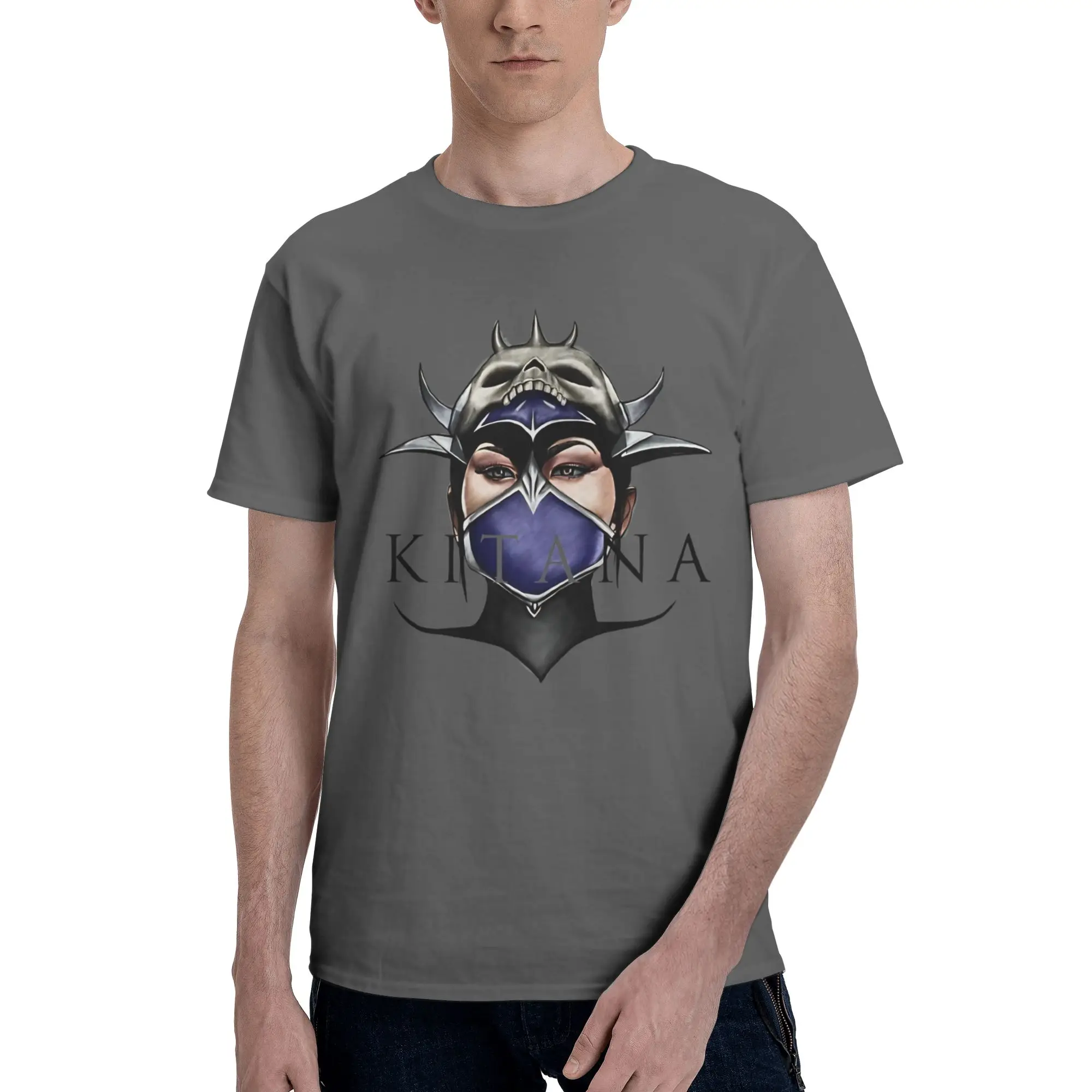 Kitana You Will Learn Respect Mortals Kombats Graphic Print T Shirt for Men Women  100% Cotton  Tee Shirt Clothing