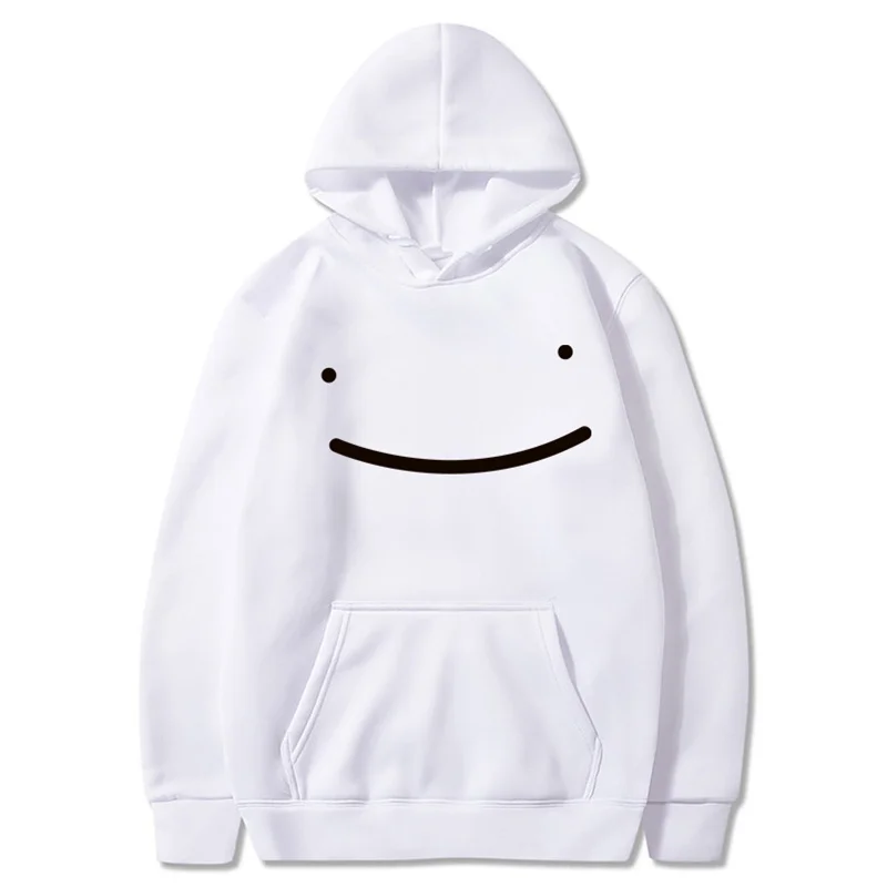 2023 New Hip Hop Streetwear Fashion Hoody Funny Smile Printed Mens Women Hoodies Sweatshirts Fleece Pullover Casual