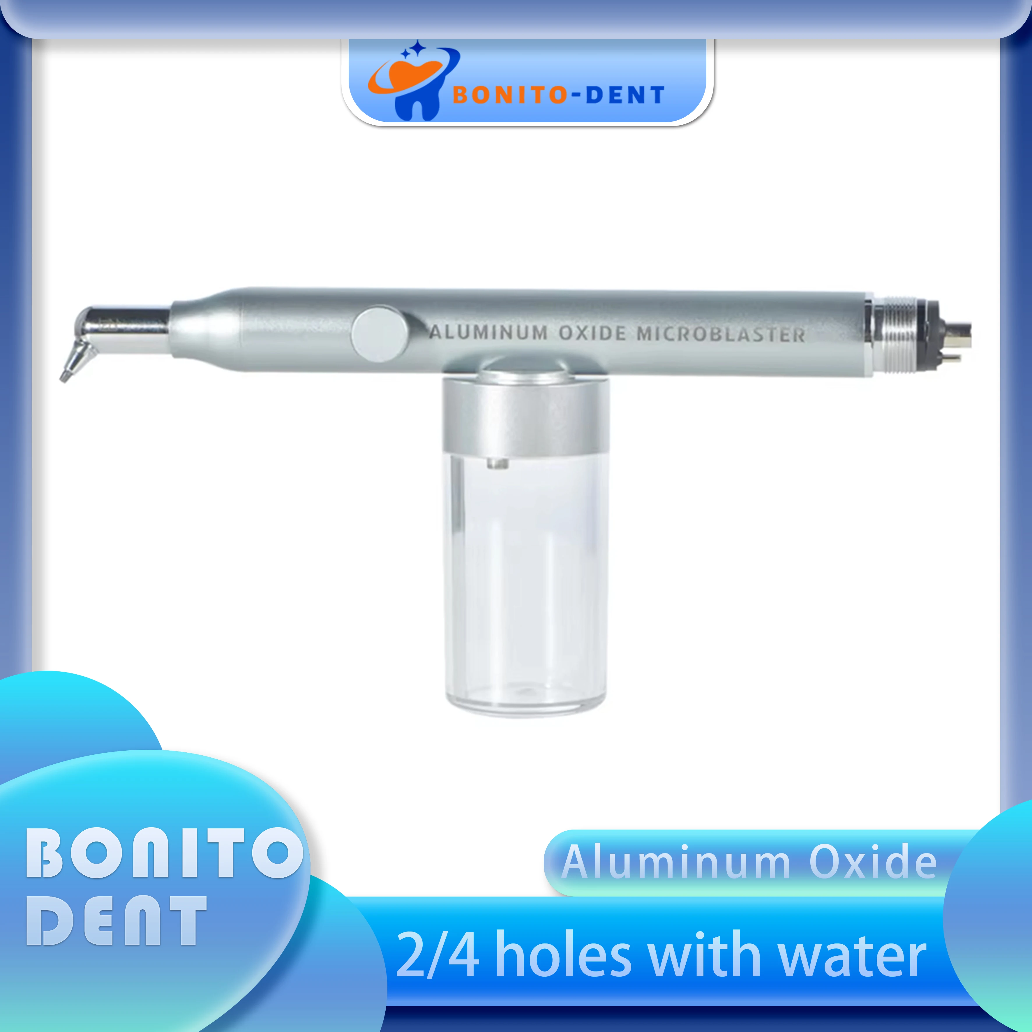 Dental Aluminum Oxide Micro Blaster Microetcher with Water Spray Alumina Sandblasting Gun Air Polisher for Dentistry Tool
