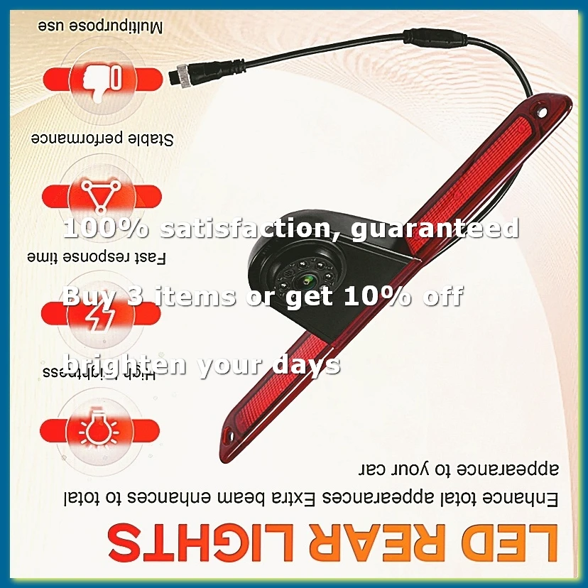 ●High 3Rd Brake Light Camera HD Night Vision Backup Camera for Sprinter W906 2007-2019