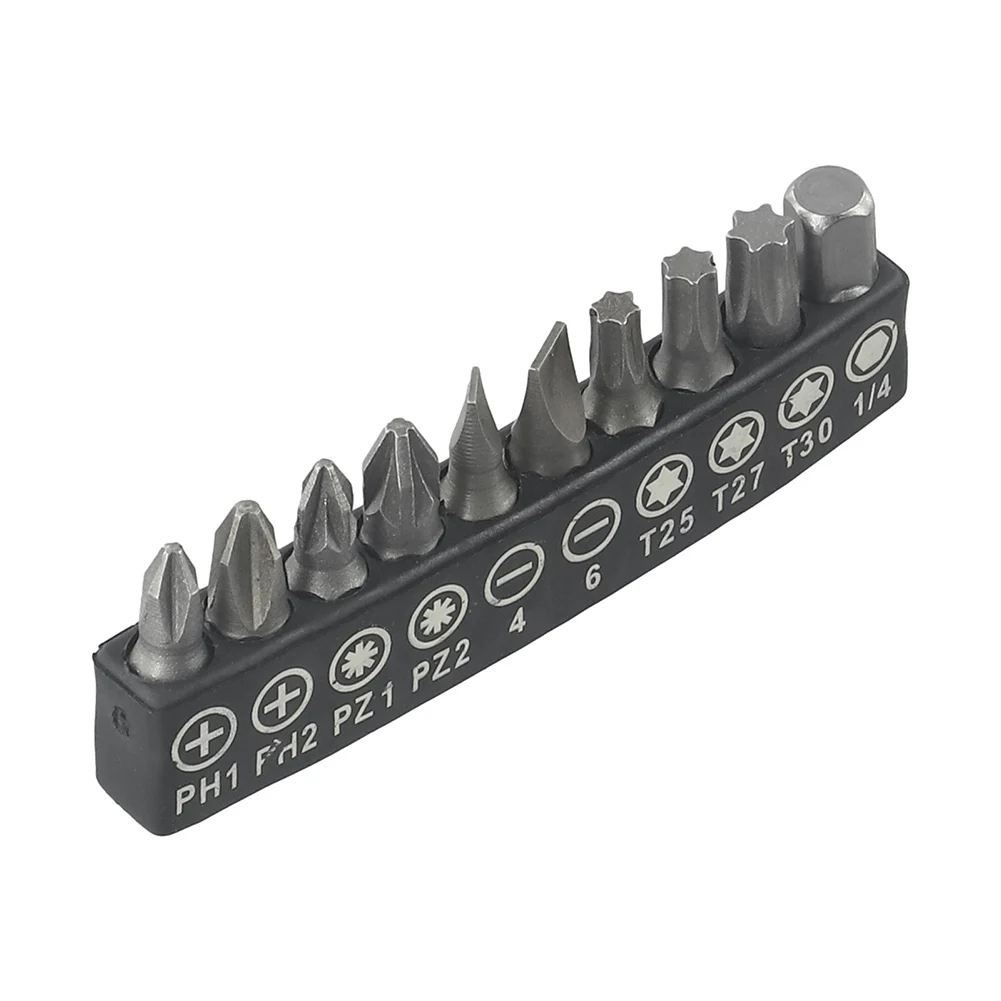 Juego de destornilladores con llave de trinquete, 12 Uds., con interruptor de pulgar para un fácil cambio de dirección y un pequeño funcionamiento de oscilación