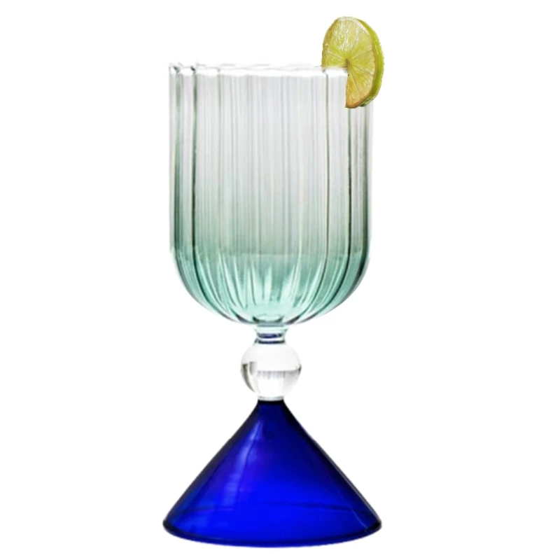 Kitchen Glasswares Colorful Cocktail Cups Creative Wine Cup Unique Flower Cup