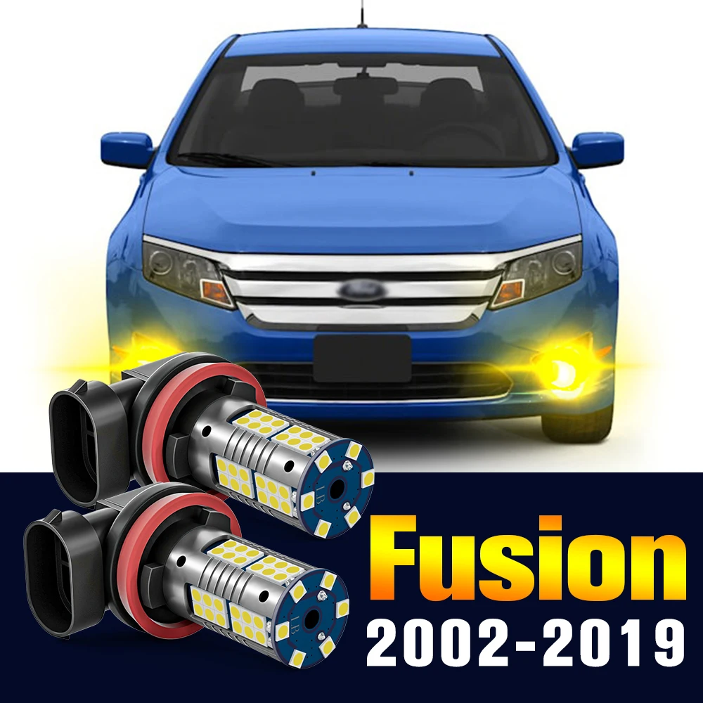 

2 шт. светодиодные противотуманные фары для Ford Fusion 2002-2019 2007 2008 2009 2010 2011 2012 2013 2014 2015 2016 2017 2018 аксессуары