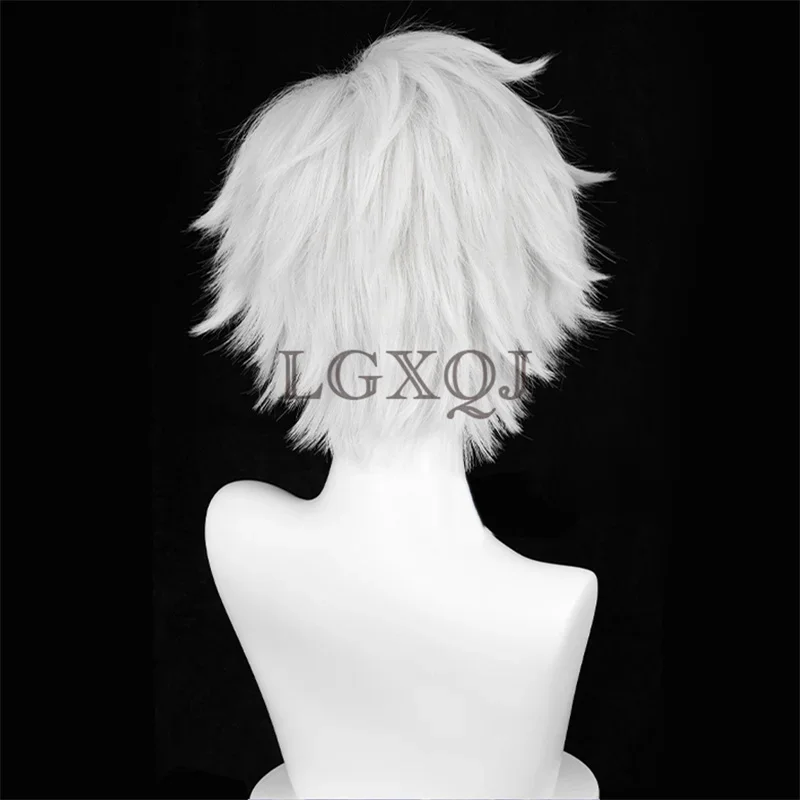 In Stock Nagi Seishirou Cosplay Wig Anime Blue Lock Seishirou Nagi Cosplay Anime Wig 30cm Silver White Heat Resistant Hair Wigs