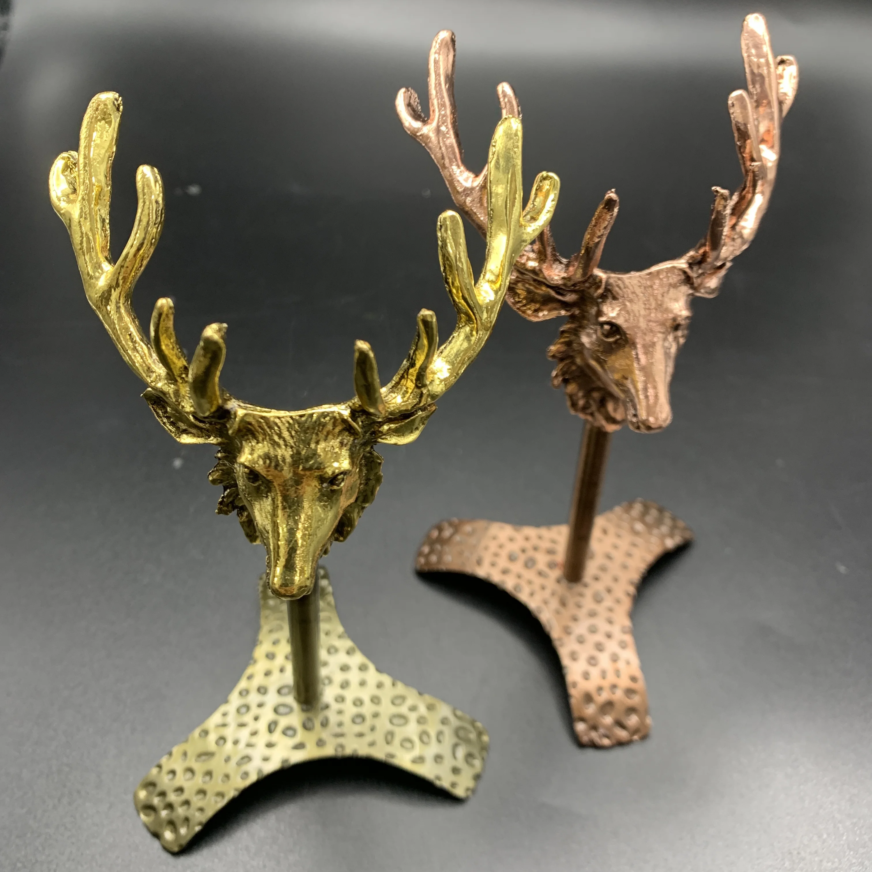 Metal Display Stand for Crystal sphere antler shaped Crystal Ball holder for Home Decoration