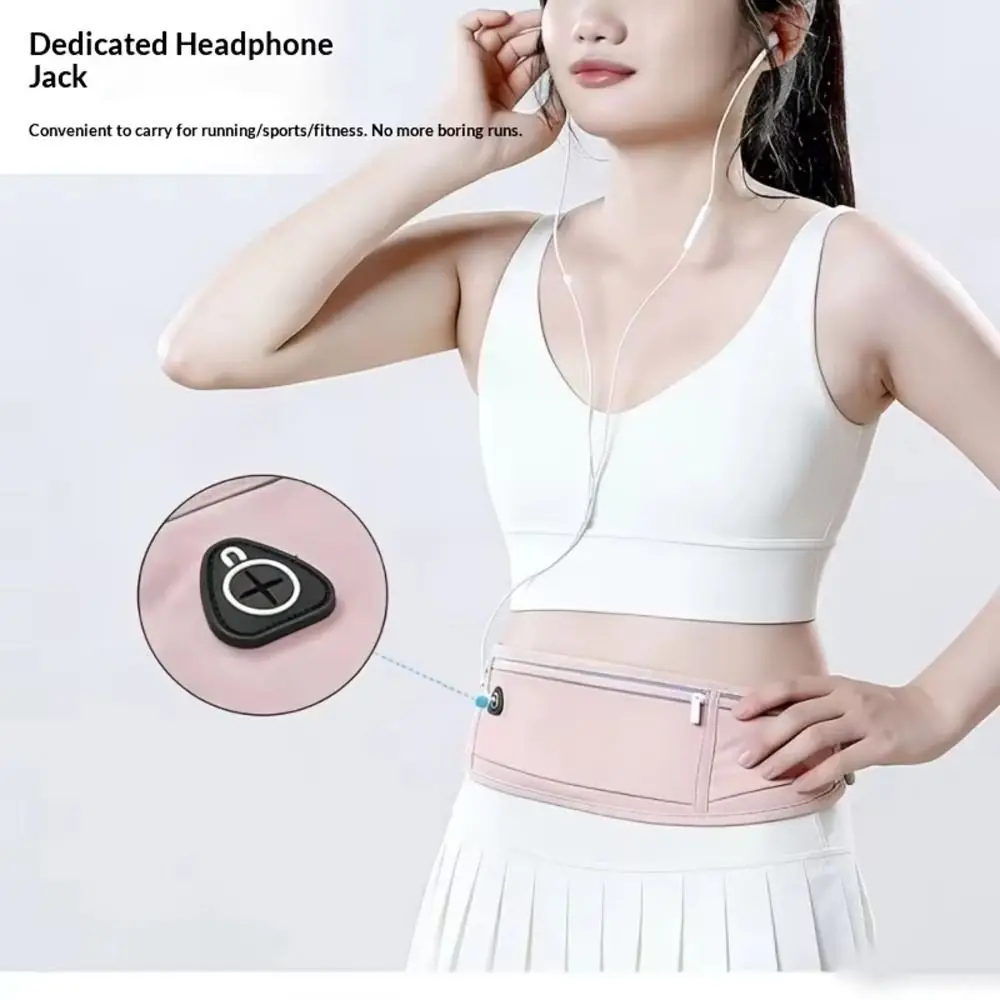 1Pcs Waterproof Sports Waist Bag Breathable Reflective Waist Belt Bag Adjustable Nylon Running Phone Bag
