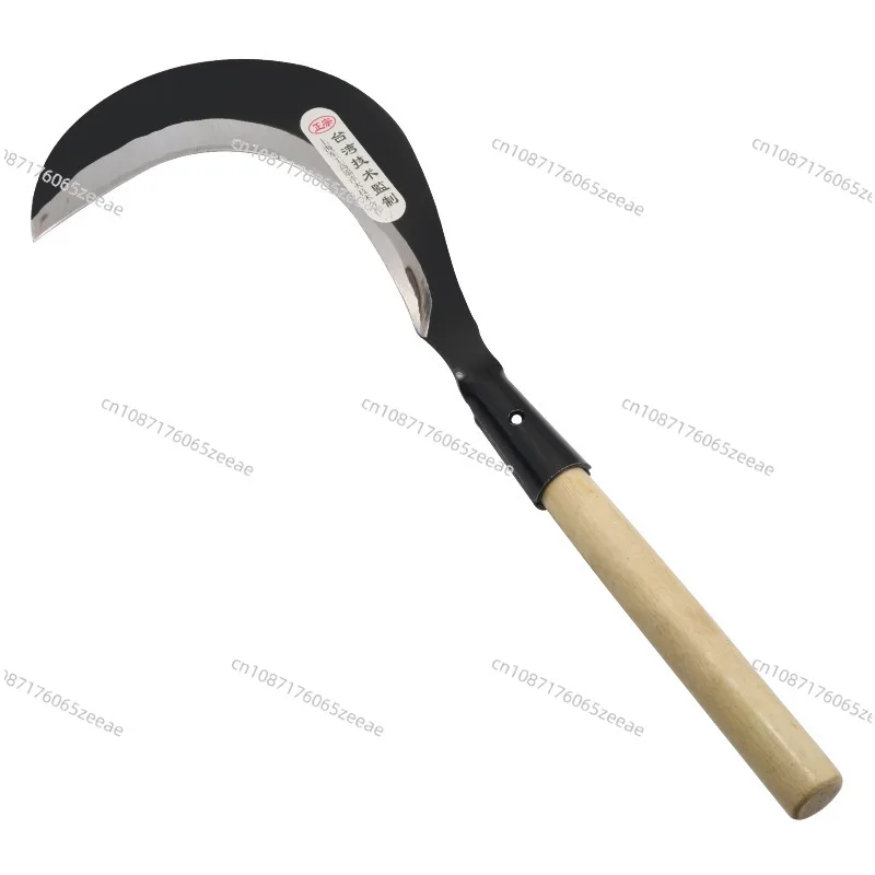 Farming rice harvesting knife long handle grass weeding grain agricultural hand tools sickle with handle