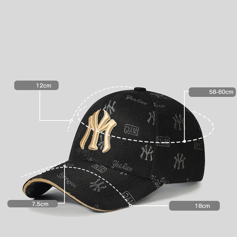Spring And Autumn Sunshade Baseball Caps, Men's Fashion, Casual, Light Luxury, Caps, Women